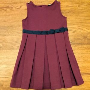 Janie and Jack Maroon Dress SZ 4T